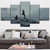 NieR Automata Couple Romantic Scene Gaming - 5 Panel Canvas Art Wall Decor