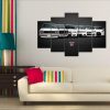 Nissan Gtr 1 - Automative 5 Panel Canvas Art Wall Decor