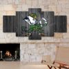 Notre Dame Fighting Irish Football College - Sport 5 Panel Canvas Art Wall Decor-CV