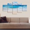 Ocean And Blue - Ocean 5 Panel Canvas Art Wall Decor