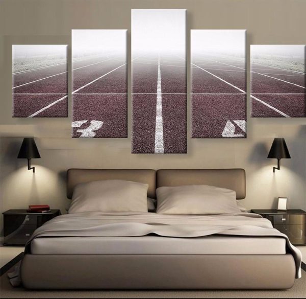 On Your Mark - Sport 5 Panel Canvas Art Wall Decor