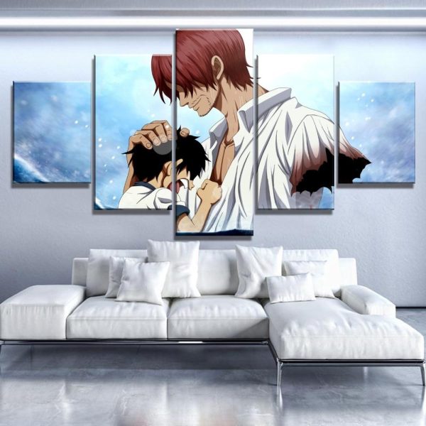 One Piece 11 - Cartoon 5 Panel Canvas Art Wall Decor