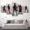 One Piece Monkey D. Luffy Poster Anime - 5 Panel Canvas Art Wall Decor