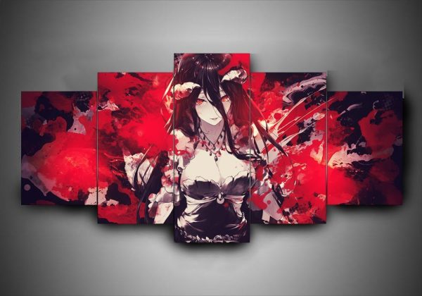 Overlord 1 - Anime 5 Panel Canvas Art Wall Decor