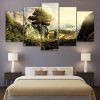 Paradise - Nature 5 Panel Canvas Art Wall Decor