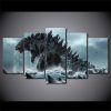 Pelcula De Godzilla Movie - 5 Panel Canvas Art Wall Decor