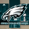 Philadelphia Eagles Super Bowl Sport - 5 Panel Canvas Art Wall Decor