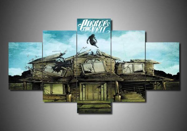 Pierce The Veil - Music 5 Panel Canvas Art Wall Decor