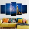 Pigeon Point Lighthouse Usa - Nature 5 Panel Canvas Art Wall Decor