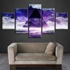 Pink Floyd Abstract Nature - 5 Panel Canvas Art Wall Decor