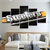 Pittsburgh Steelers 7 Sport - 5 Panel Canvas Art Wall Decor