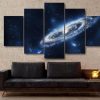 Planet Of The Fantasy - Space 5 Panel Canvas Art Wall Decor