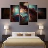 Planets 1 - Space 5 Panel Canvas Art Wall Decor