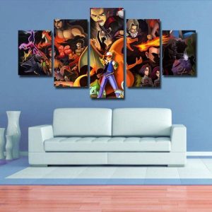 Pokemon - Anime 5 Panel Canvas Art Wall Decor