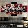 Popular Naruto - Cartoon 5 Panel Canvas Art Wall Decor