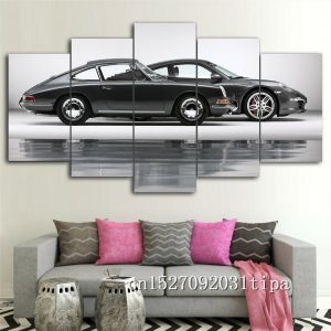 Porsche 911 Car - 5 Panel Canvas Art Wall Decor