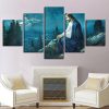 Prayer Jesus Gethsemane Garden - Religion 5 Panel Canvas Art Wall Decor