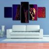 Predator 5 - Movie 5 Panel Canvas Art Wall Decor