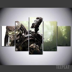 Predator Movie - 5 Panel Canvas Art Wall Decor