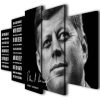 Presidents John F Kennedy - Famous Person 5 Panel Canvas Art Wall Decor