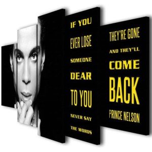 Prince Nelson - Famous Person 5 Panel Canvas Art Wall Decor