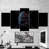 Pubg Playerunknowns Battlegrounds Skull Helmet Pan 02 - Gaming 5 Panel Canvas Art Wall Decor