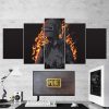 Pubg Playerunknowns Battlegrounds - Minimalist - Gaming 5 Panel Canvas Art Wall Decor