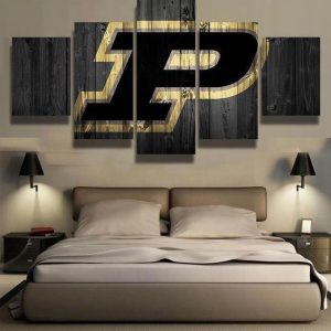 Purdue Boilermakers Sport - 5 Panel Canvas Art Wall Decor