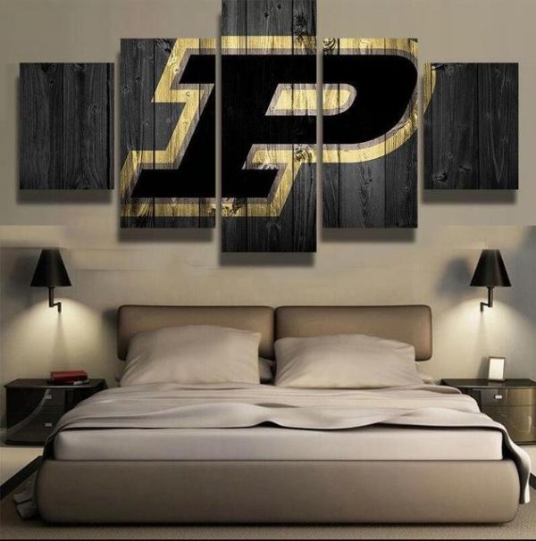 Purdue Boilermakers Sport - 5 Panel Canvas Art Wall Decor