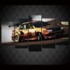 Rally Race Car Drifting Auto Racing 01 - Automative 5 Panel Canvas Art Wall Decor