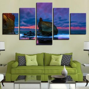 Reef Stone - Space 5 Panel Canvas Art Wall Decor