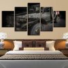 Retro Car 3 - Automative 5 Panel Canvas Art Wall Decor