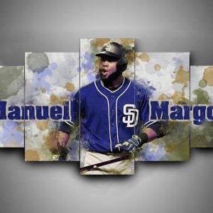 San Diego Padres 2 - Sport 5 Panel Canvas Art Wall Decor