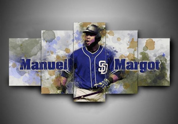 San Diego Padres 2 - Sport 5 Panel Canvas Art Wall Decor