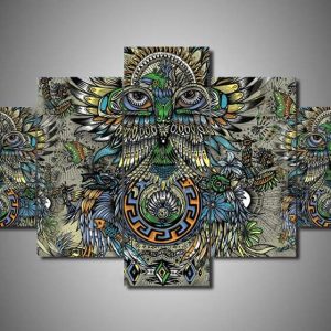 Santana - Abstract 5 Panel Canvas Art Wall Decor