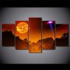 Science Space Universe Fantasy - Sapce 5 Panel Canvas Art Wall Decor