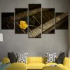 Score Piano Still Life 2 - Music 5 Panel Canvas Art Wall Decor