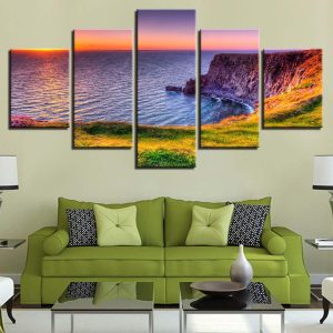 Sea - Ocean 5 Panel Canvas Art Wall Decor