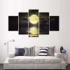 Seascape 5 - Space 5 Panel Canvas Art Wall Decor