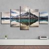 Seaview Mountain - Nature 5 Panel Canvas Art Wall Decor