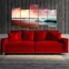 Seaview Wonders - Nature 5 Panel Canvas Art Wall Decor