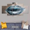 Sexy Abstract Lips Beauty - 5 Panel Canvas Art Wall Decor