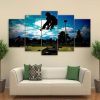 Skater - Sport 5 Panel Canvas Art Wall Decor