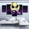 Skellington Night - Space 5 Panel Canvas Art Wall Decor