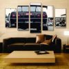 Skyline Gtr - Automative 5 Panel Canvas Art Wall Decor