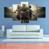 Skyrim 10 - Gaming 5 Panel Canvas Art Wall Decor