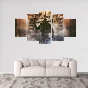 Sledge Rainbow Six Siege 1 - Gaming 5 Panel Canvas Art Wall Decor