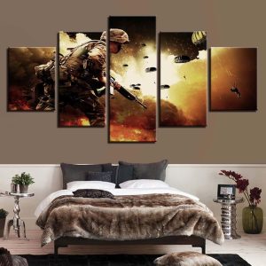 Sniper - Army 5 Panel Canvas Art Wall Decor