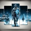 Soldiers 8 - Army 5 Panel Canvas Art Wall Decor