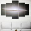 Sombrero Galaxy - Space 5 Panel Canvas Art Wall Decor